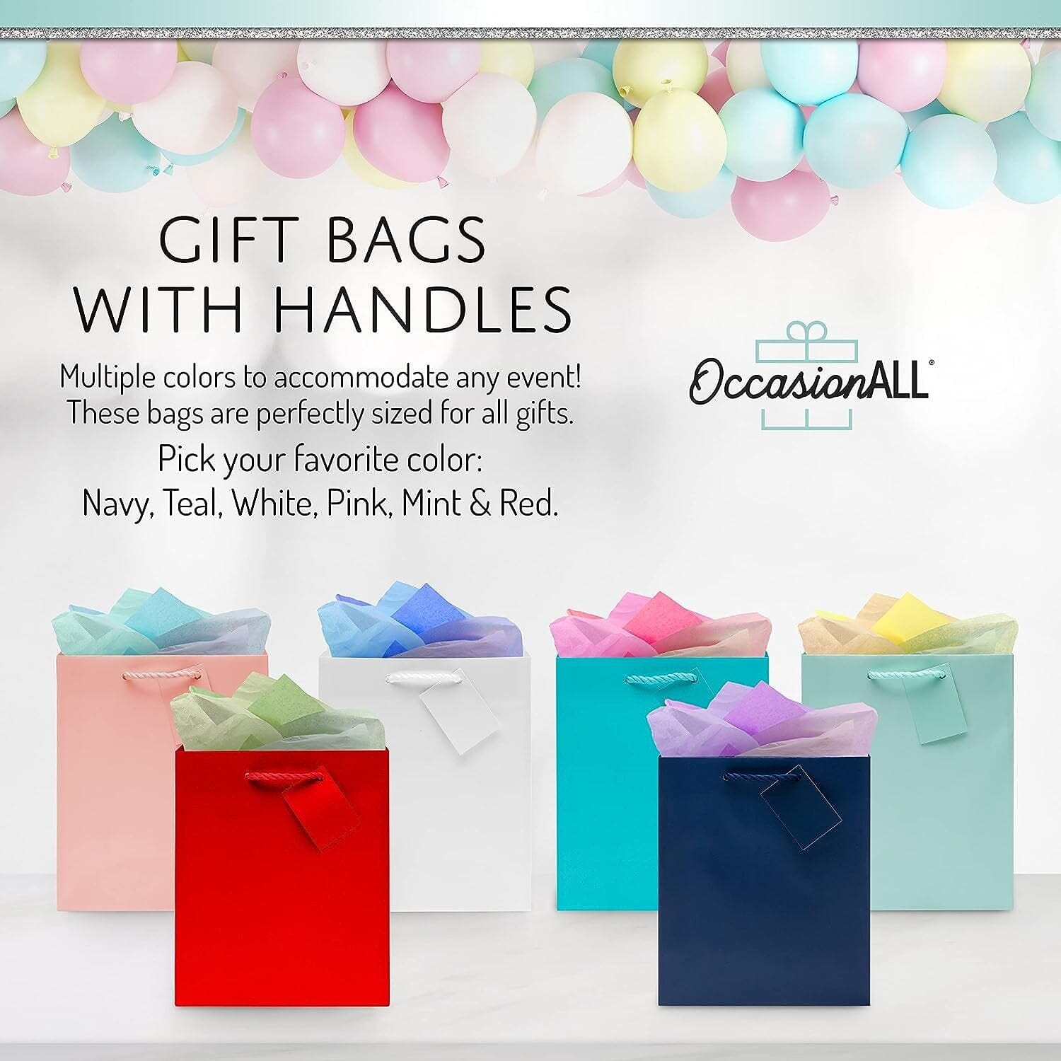 Red white and blue gift bags deals