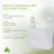 12x7x21 Bulk White Heat Sealed Reusable Fabric T Shirt Bags