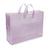 Frosted Lilac Plastic Bags with Handles
