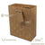 Gold Print Kraft Paper Gift Bags with Handles